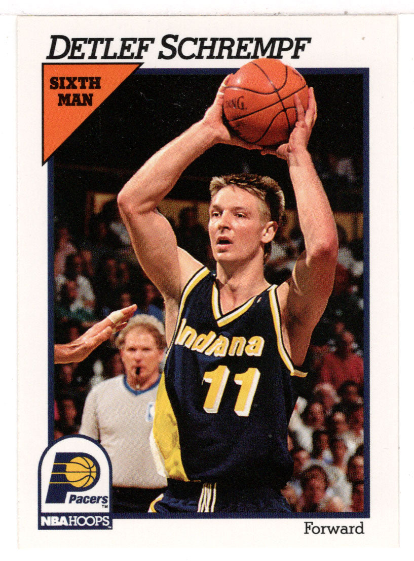 Detlef Schrempf - Indiana Pacers (NBA Basketball Card) 1991-92 Hoops # 87 Mint