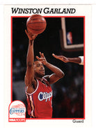 Winston Garland - Los Angeles Clippers (NBA Basketball Card) 1991-92 Hoops # 91 Mint