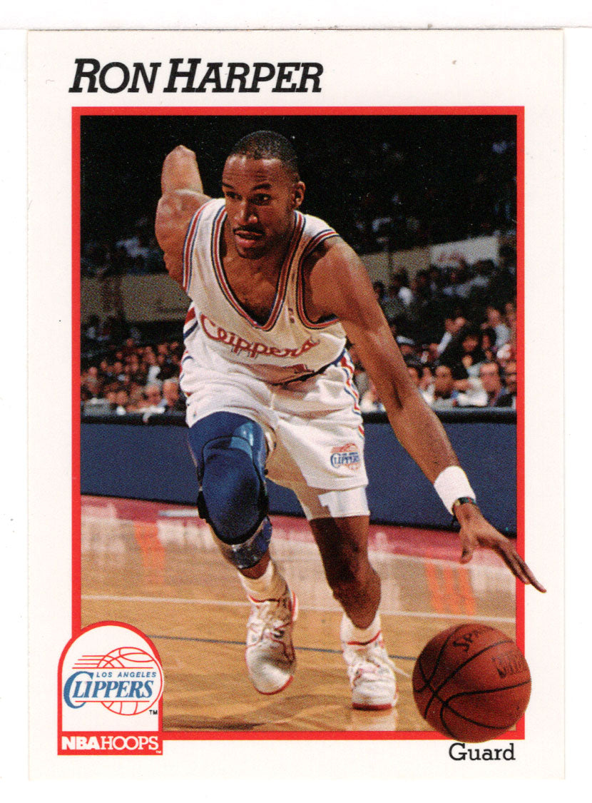 Ron Harper - Los Angeles Clippers (NBA Basketball Card) 1991-92 Hoops # 93 Mint