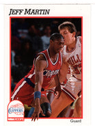 Jeff Martin - Los Angeles Clippers (NBA Basketball Card) 1991-92 Hoops # 95 Mint