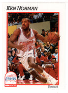 Ken Norman - Los Angeles Clippers (NBA Basketball Card) 1991-92 Hoops # 96 Mint