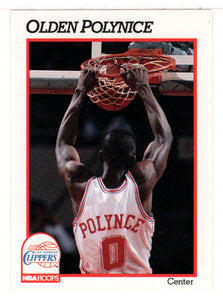 Olden Polynice - Los Angeles Clippers (NBA Basketball Card) 1991-92 Hoops # 97 Mint