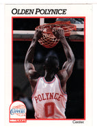 Olden Polynice - Los Angeles Clippers (NBA Basketball Card) 1991-92 Hoops # 97 Mint