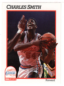 Charles Smith - Los Angeles Clippers (NBA Basketball Card) 1991-92 Hoops # 98 Mint