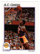 A.C. Green - Los Angeles Lakers (NBA Basketball Card) 1991-92 Hoops # 100 Mint