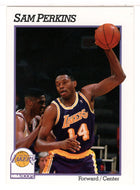 Sam Perkins - Los Angeles Lakers (NBA Basketball Card) 1991-92 Hoops # 102 Mint