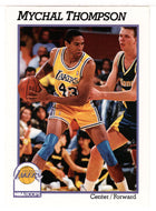Mychal Thompson - Los Angeles Lakers (NBA Basketball Card) 1991-92 Hoops # 105 Mint