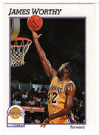 James Worthy - Los Angeles Lakers (NBA Basketball Card) 1991-92 Hoops # 106 Mint