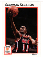 Sherman Douglas - Miami Heat (NBA Basketball Card) 1991-92 Hoops # 110 Mint
