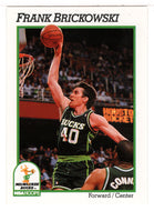 Frank Brickowski - Milwaukee Bucks (NBA Basketball Card) 1991-92 Hoops # 115 Mint