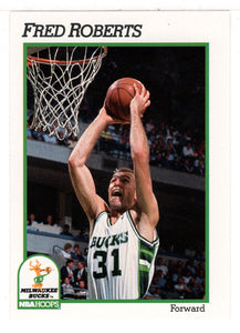 Fred Roberts - Milwaukee Bucks (NBA Basketball Card) 1991-92 Hoops # 119 Mint