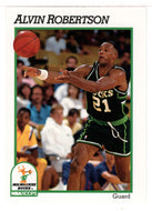 Alvin Robertson - Milwaukee Bucks (NBA Basketball Card) 1991-92 Hoops # 120 Mint