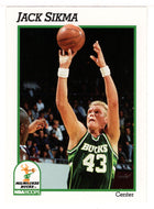 Jack Sikma - Milwaukee Bucks (NBA Basketball Card) 1991-92 Hoops # 122 Mint