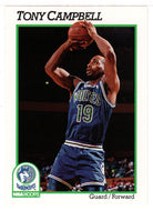 Tony Campbell - Minnesota Timberwolves (NBA Basketball Card) 1991-92 Hoops # 124 Mint