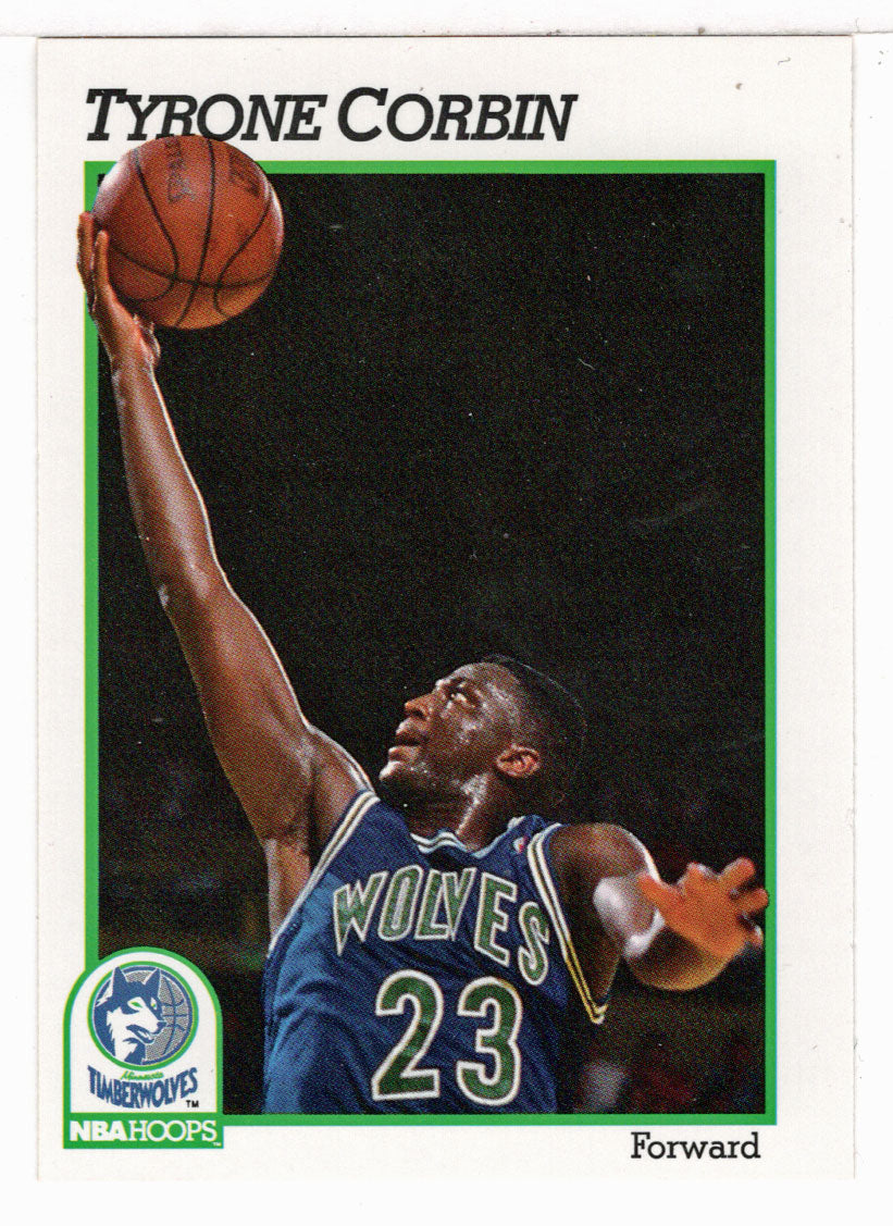 Tyrone Corbin - Minnesota Timberwolves (NBA Basketball Card) 1991-92 Hoops # 125 Mint