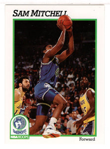 Sam Mitchell - Minnesota Timberwolves (NBA Basketball Card) 1991-92 Hoops # 127 Mint