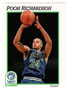 Pooh Richardson - Minnesota Timberwolves (NBA Basketball Card) 1991-92 Hoops # 129 Mint