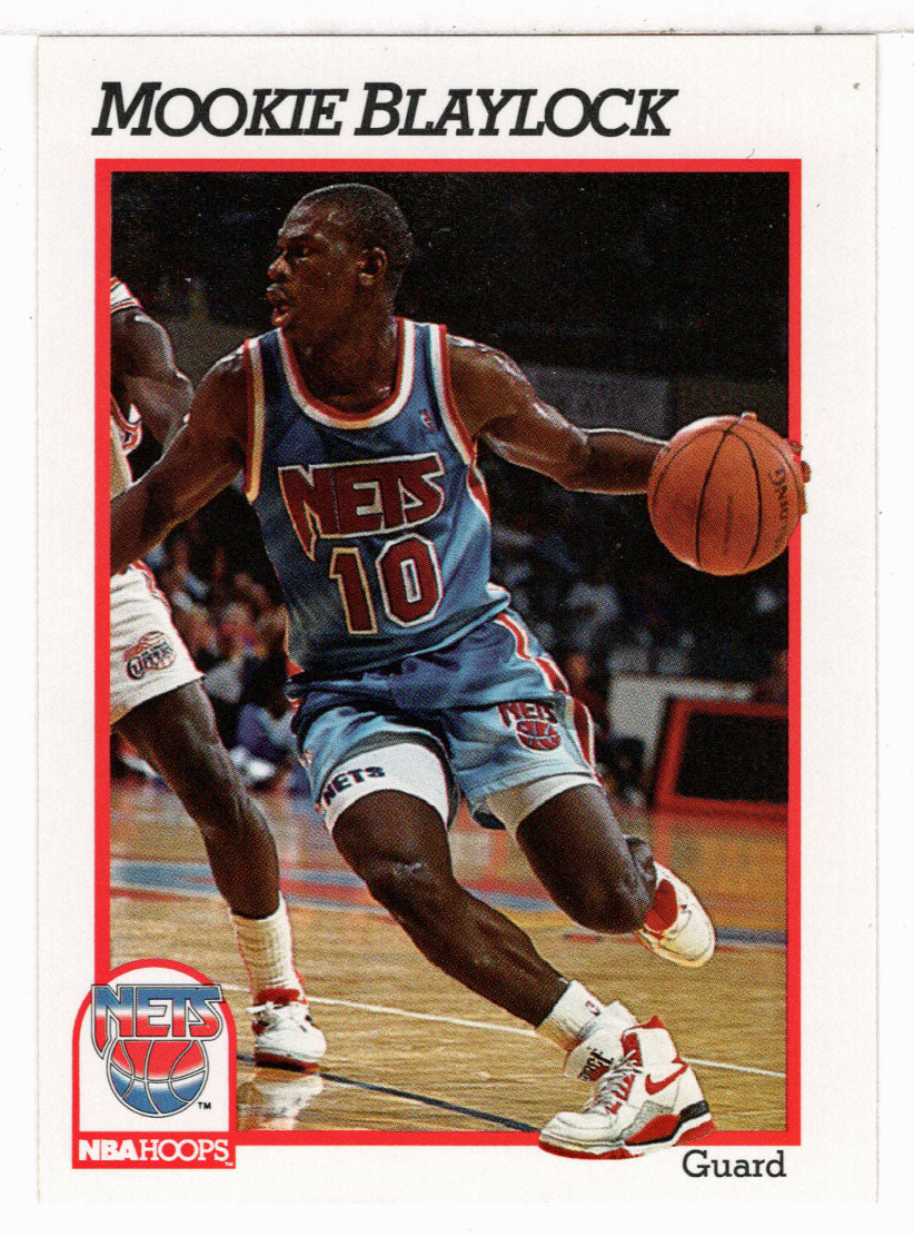 Mookie Blaylock - New Jersey Nets (NBA Basketball Card) 1991-92 Hoops # 131 Mint