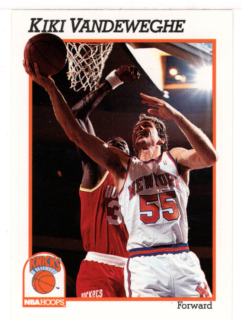 Kiki Vandeweghe - New York Knicks (NBA Basketball Card) 1991-92 Hoops # 144 Mint