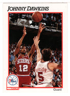 Johnny Dawkins - Philadelphia 76ers (NBA Basketball Card) 1991-92 Hoops # 158 Mint