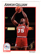 Armon Gilliam - Philadelphia 76ers (NBA Basketball Card) 1991-92 Hoops # 159 Mint