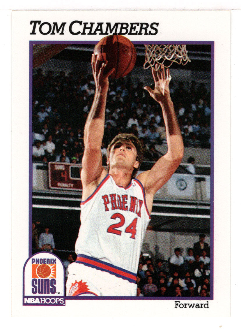 Tom Chambers - Phoenix Suns (NBA Basketball Card) 1991-92 Hoops # 163 Mint