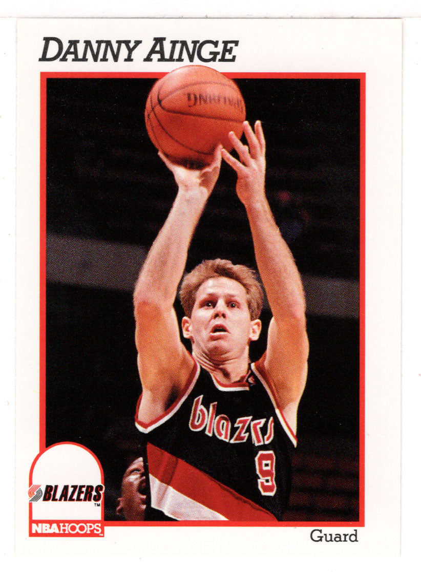 Danny Ainge - Portland Trail Blazers (NBA Basketball Card) 1991-92 Hoops # 171 Mint