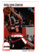 Walter Davis - Portland Trail Blazers (NBA Basketball Card) 1991-92 Hoops # 173 Mint