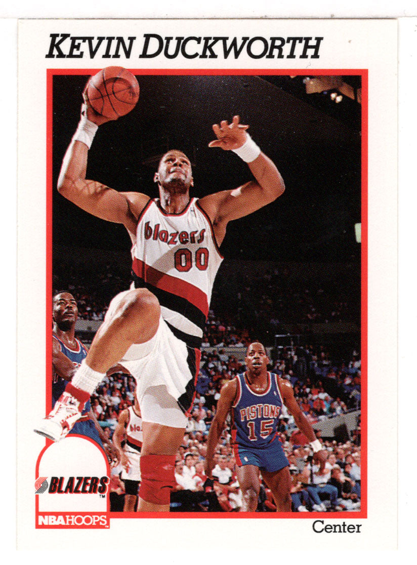 Kevin Duckworth - Portland Trail Blazers (NBA Basketball Card) 1991-92 Hoops # 175 Mint