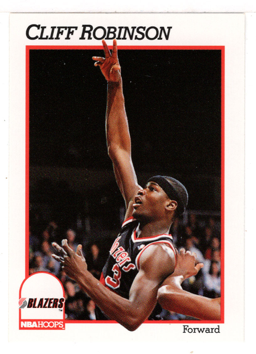 Cliff Robinson - Portland Trail Blazers (NBA Basketball Card) 1991-92 Hoops # 178 Mint