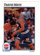 Travis Mays - Sacramento Kings (NBA Basketball Card) 1991-92 Hoops # 184 Mint