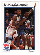 Lionel Simmons - Sacramento Kings (NBA Basketball Card) 1991-92 Hoops # 185 Mint