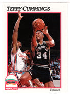 Terry Cummings - San Antonio Spurs (NBA Basketball Card) 1991-92 Hoops # 189 Mint