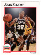 Sean Elliott - San Antonio Spurs (NBA Basketball Card) 1991-92 Hoops # 190 Mint