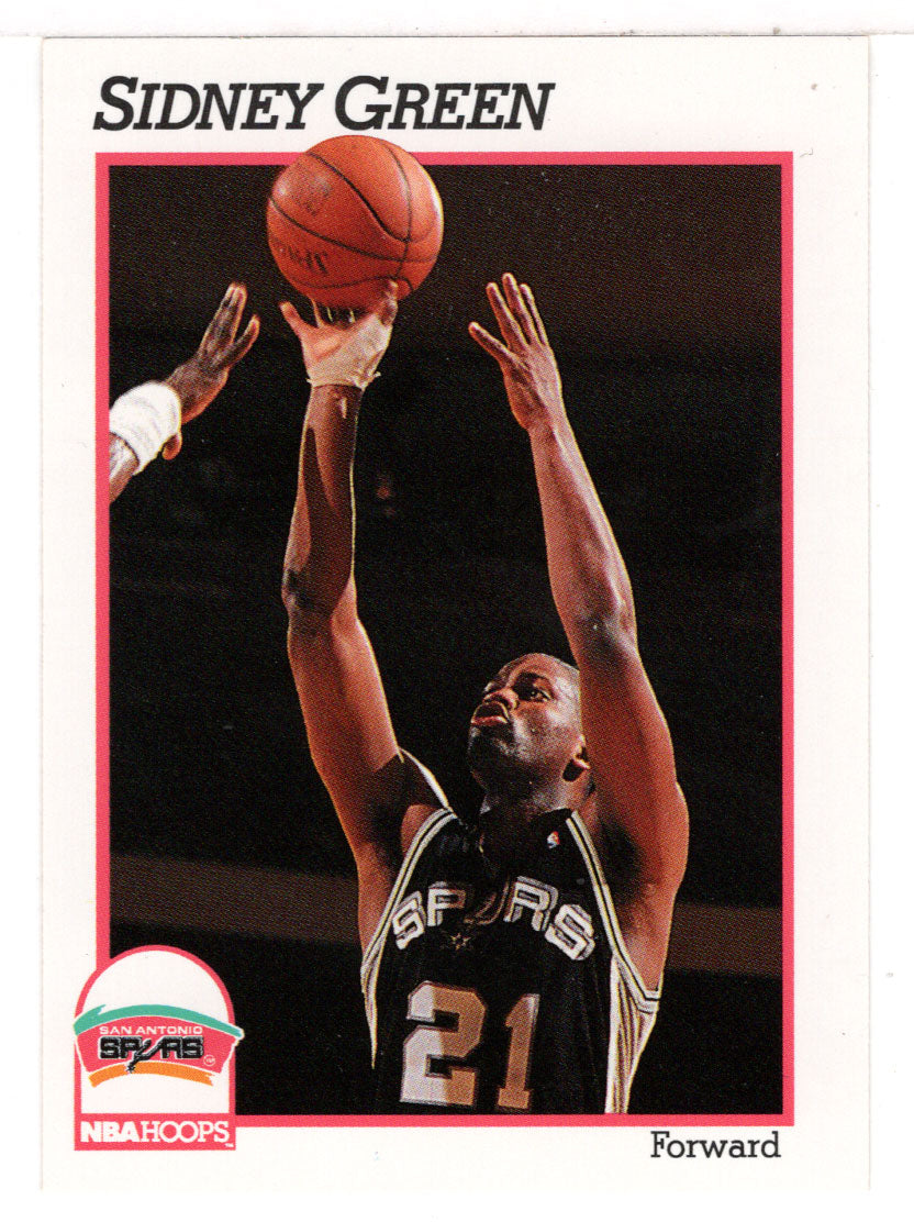 Sidney Green - San Antonio Spurs (NBA Basketball Card) 1991-92 Hoops # 191 Mint