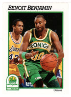 Benoit Benjamin - Seattle SuperSonics (NBA Basketball Card) 1991-92 Hoops # 197 Mint