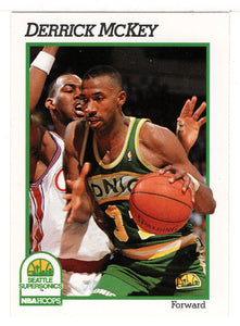 Derrick McKey - Seattle SuperSonics (NBA Basketball Card) 1991-92 Hoops # 201 Mint