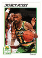 Derrick McKey - Seattle SuperSonics (NBA Basketball Card) 1991-92 Hoops # 201 Mint