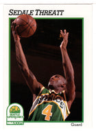 Sedale Threatt - Seattle SuperSonics (NBA Basketball Card) 1991-92 Hoops # 204 Mint