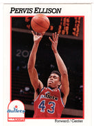 Pervis Ellison - Washington Bullets (NBA Basketball Card) 1991-92 Hoops # 214 Mint