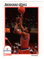 Bernard King - Washington Bullets (NBA Basketball Card) 1991-92 Hoops # 218 Mint
