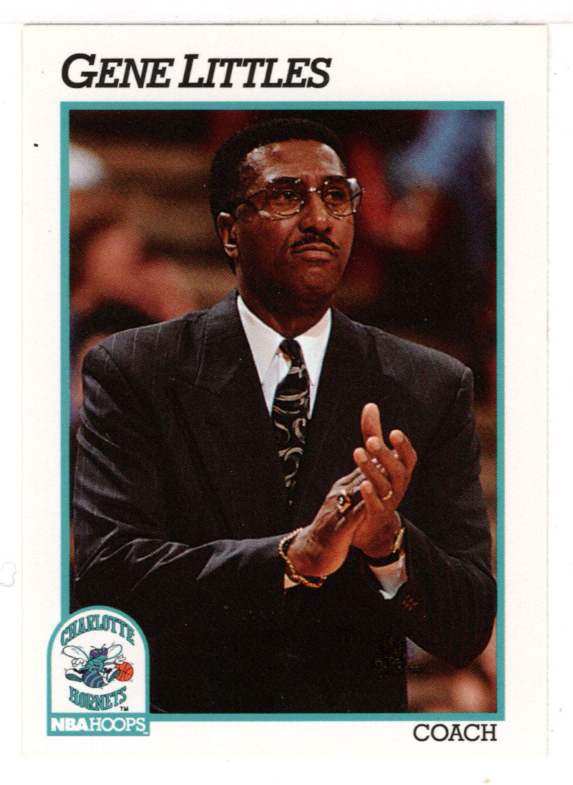Gene Littles - Charlotte Hornets - NBA Coach (NBA Basketball Card) 1991-92 Hoops # 223 Mint