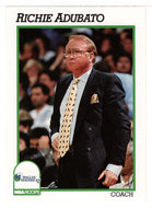 Richie Adubato - Dallas Mavericks - NBA Coach (NBA Basketball Card) 1991-92 Hoops # 226 Mint