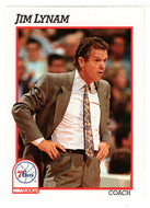 Jim Lynam - Philadelphia 76ers - NBA Coach (NBA Basketball Card) 1991-92 Hoops # 240 Mint