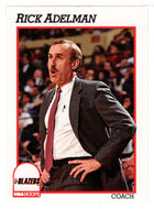Rick Adelman - Portland Trail Blazers - NBA Coach (NBA Basketball Card) 1991-92 Hoops # 242 Mint