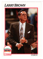 Larry Brown - San Antonio Spurs - NBA Coach (NBA Basketball Card) 1991-92 Hoops # 244 Mint