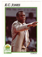 K.C. Jones - Seattle SuperSonics - NBA Coach (NBA Basketball Card) 1991-92 Hoops # 245 Mint