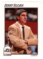 Jerry Sloan - Utah Jazz - NBA Coach (NBA Basketball Card) 1991-92 Hoops # 246 Mint