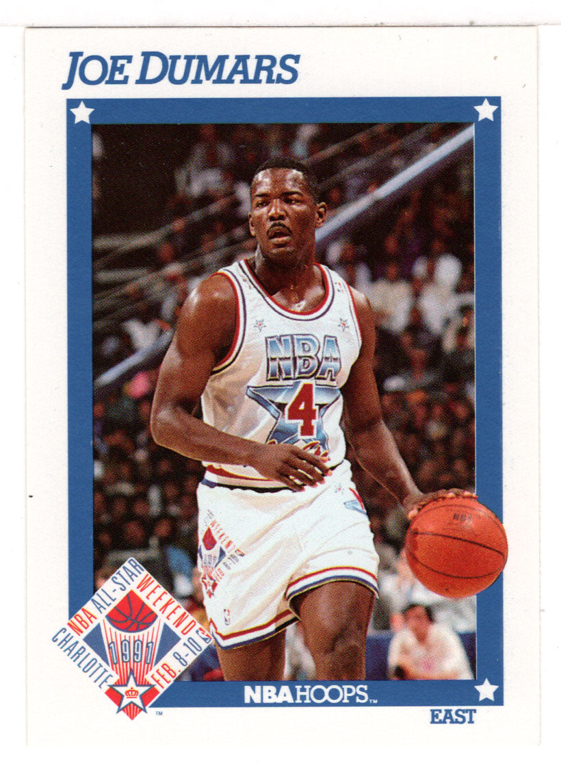 Joe Dumars - Detroit Pistons - All-Star Game (NBA Basketball Card) 1991-92 Hoops # 250 Mint
