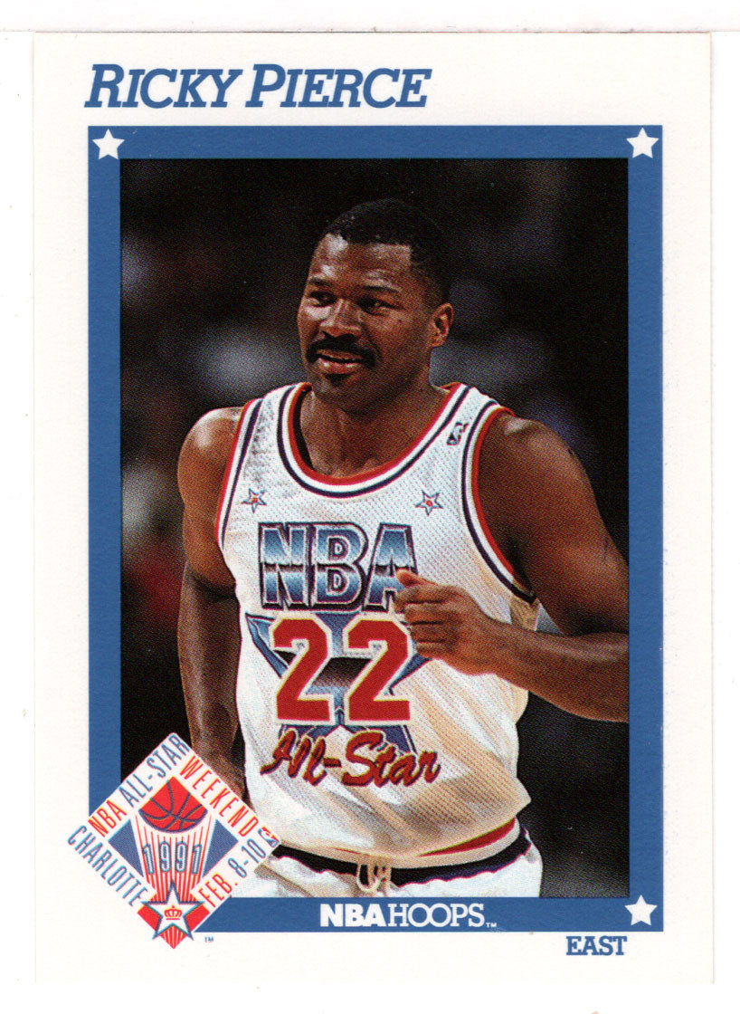 Ricky Pierce - Milwaukee Bucks - All-Star Game (NBA Basketball Card) 1991-92 Hoops # 257 Mint